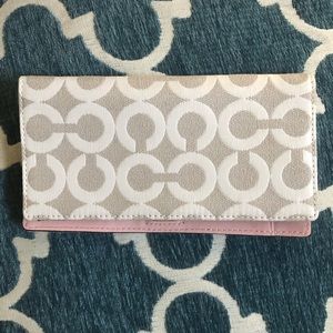 Coach checkbook holder